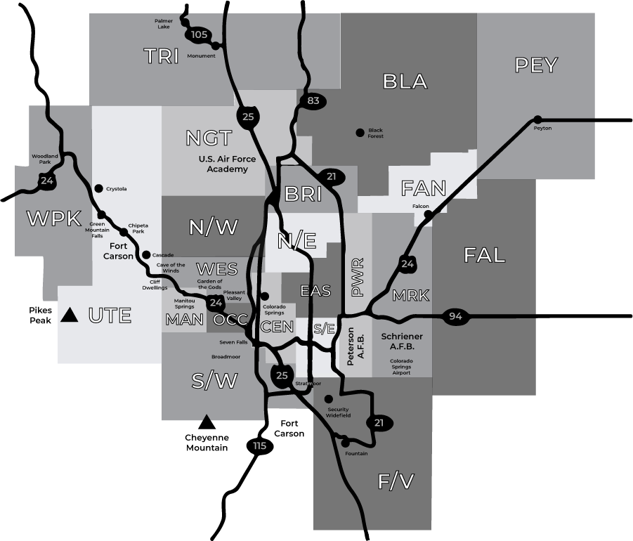 The Springs Map