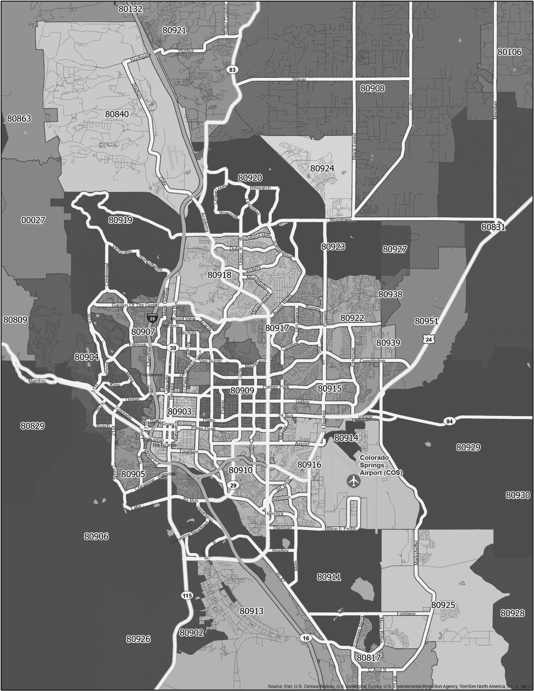 Zip Code Map